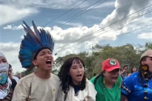 dragagem tapajós indígenas protesto