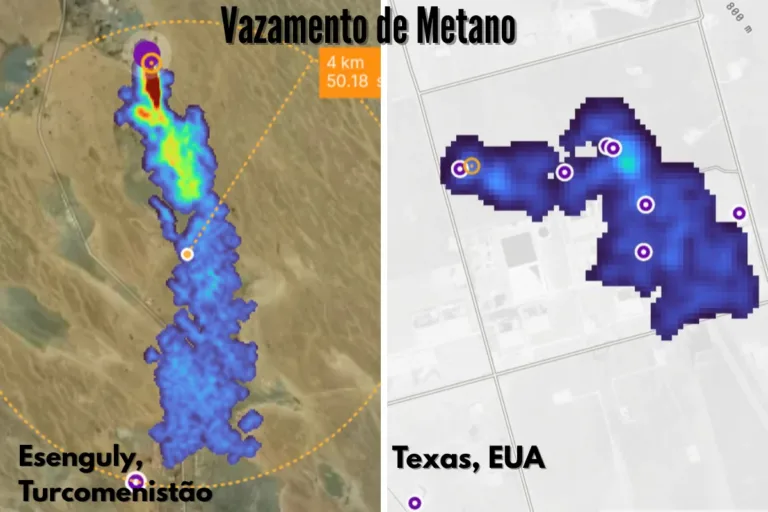 vazamento de metano