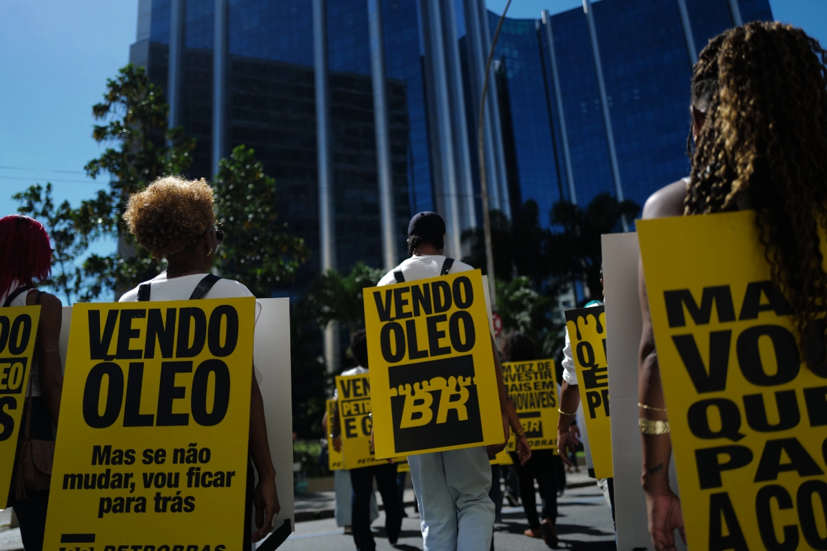 petrobras protestos transição energética